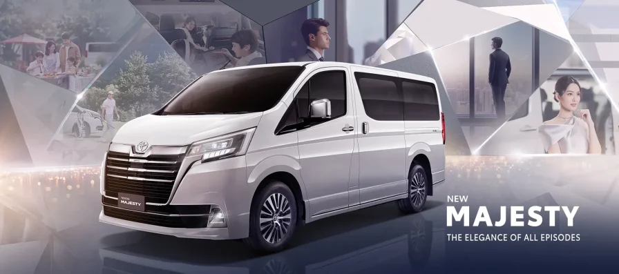 Luxury 11 Seater Toyota Majesty Van for Guyana